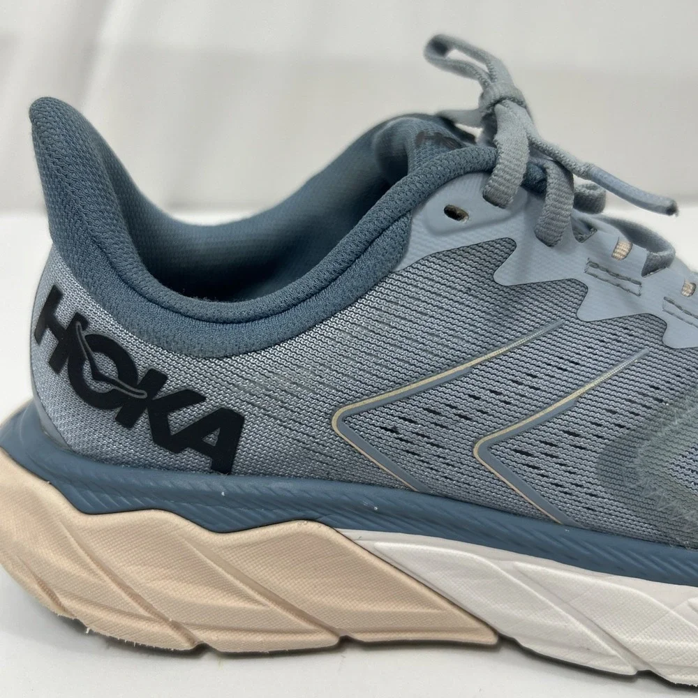 Women's 6.5B HOKA One One Arahi 5 Running Shoes Blue Fog/Provincial Blue